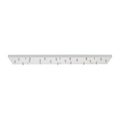 72" Rectangular Multiport Canopy polished nickel