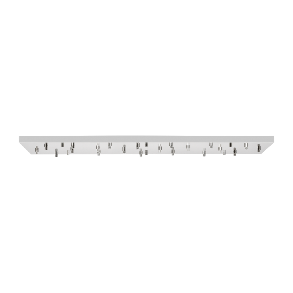 72" Rectangular Multiport Canopy polished nickel