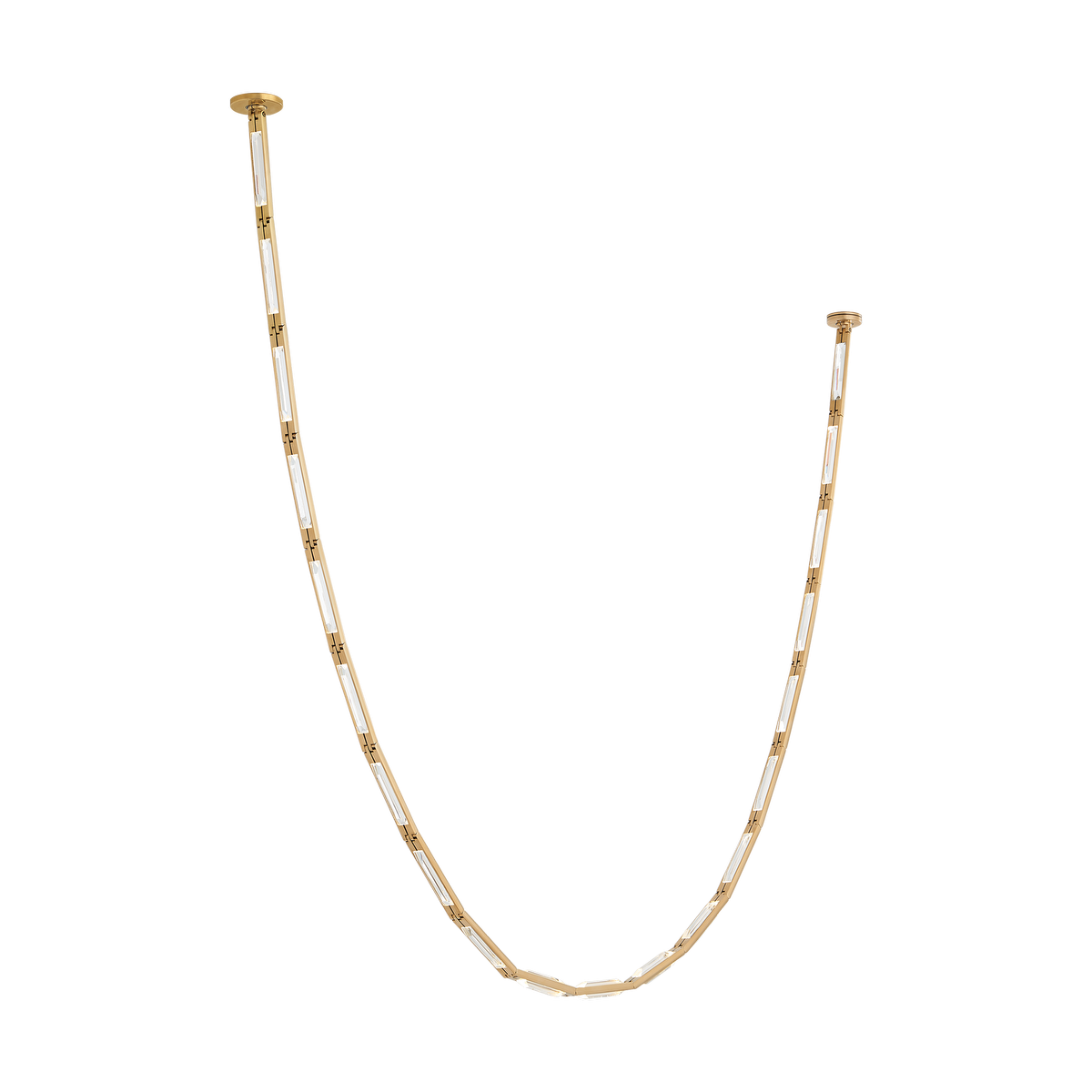 Catena 103 Chandelier | Hand-Rubbed Antique Brass 2700K Surface 120V-277V Universal