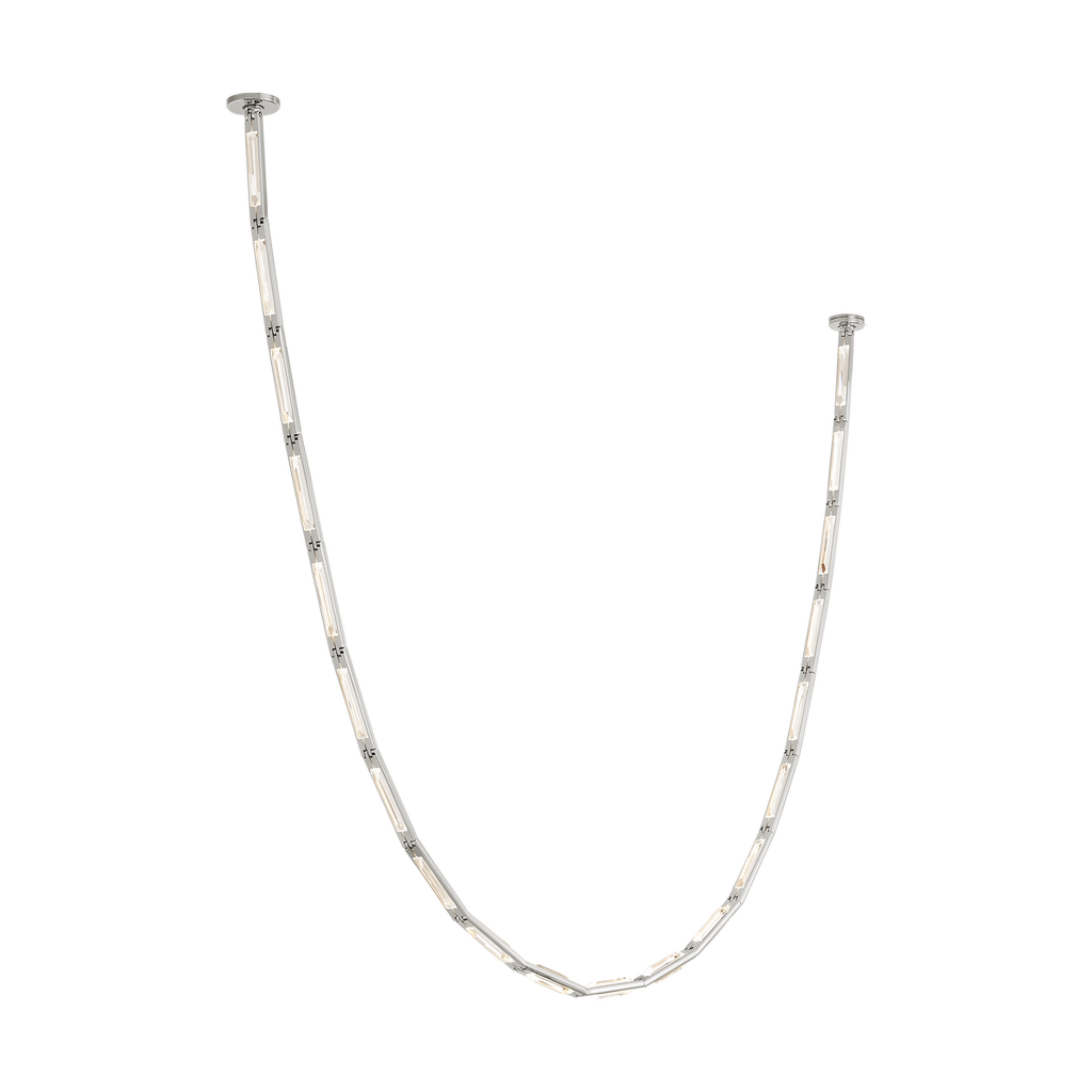 Catena 103 Chandelier | Polished Nickel 3000K Remote 120V