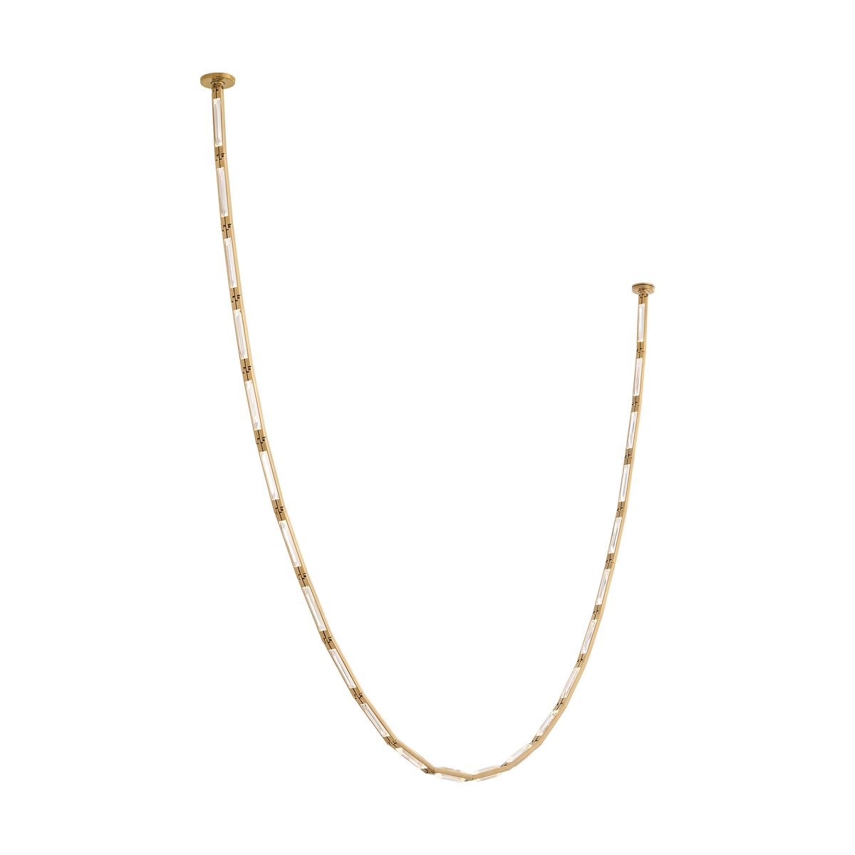 Catena 118 Chandelier | Hand-Rubbed Antique Brass 3000K Remote 120V