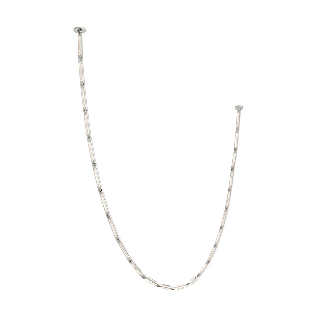 Catena 118 Chandelier | Polished Nickel 3000K Surface 120V-277V Universal