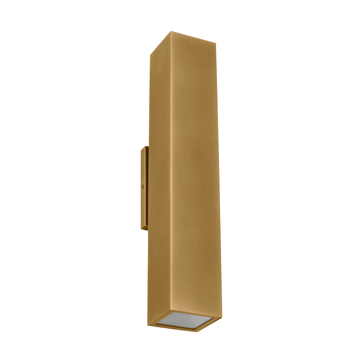 Pressa Square Large Wall Natural Brass 2700K 90 CRI