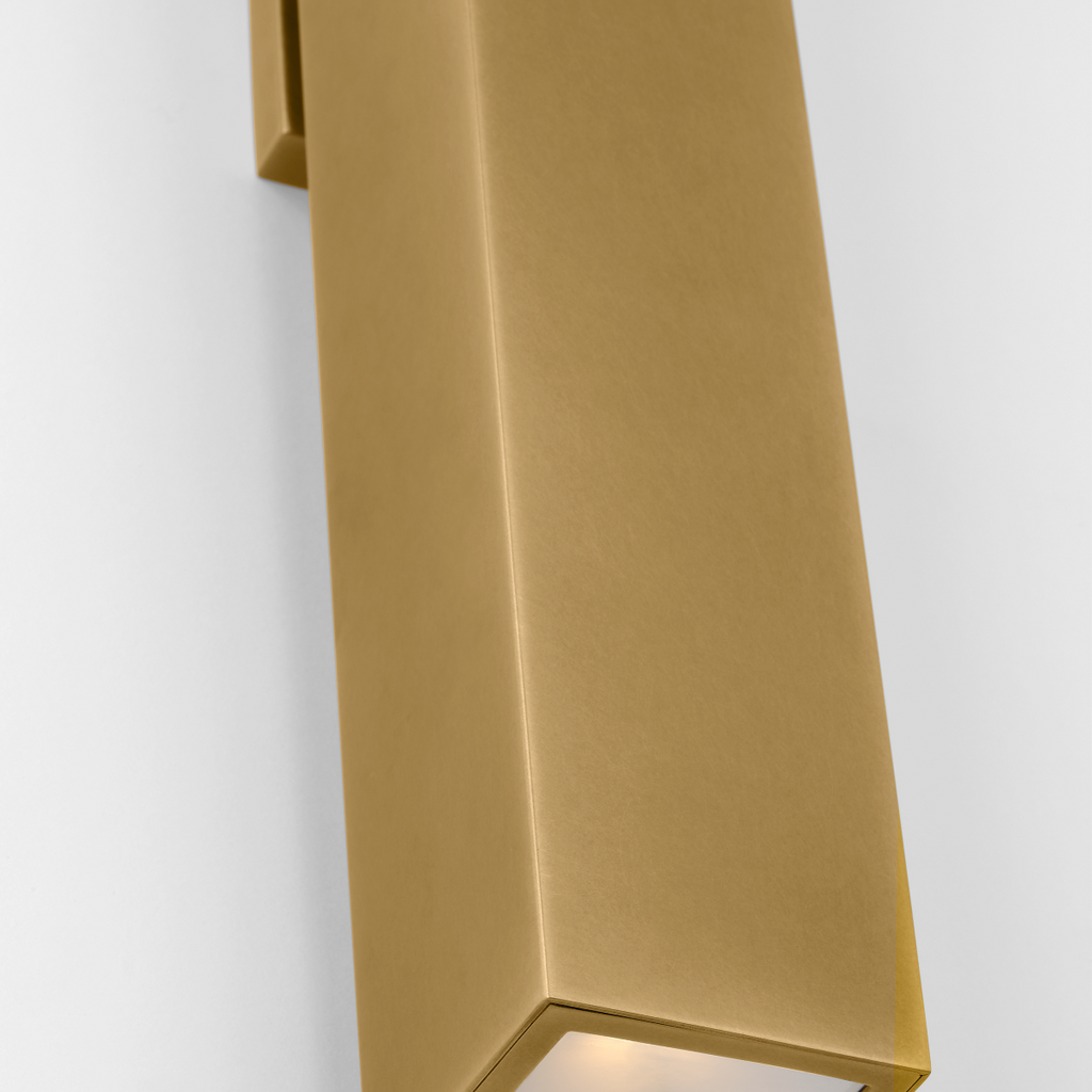 Pressa Square X-Large Wall Natural Brass 2700K 90 CRI