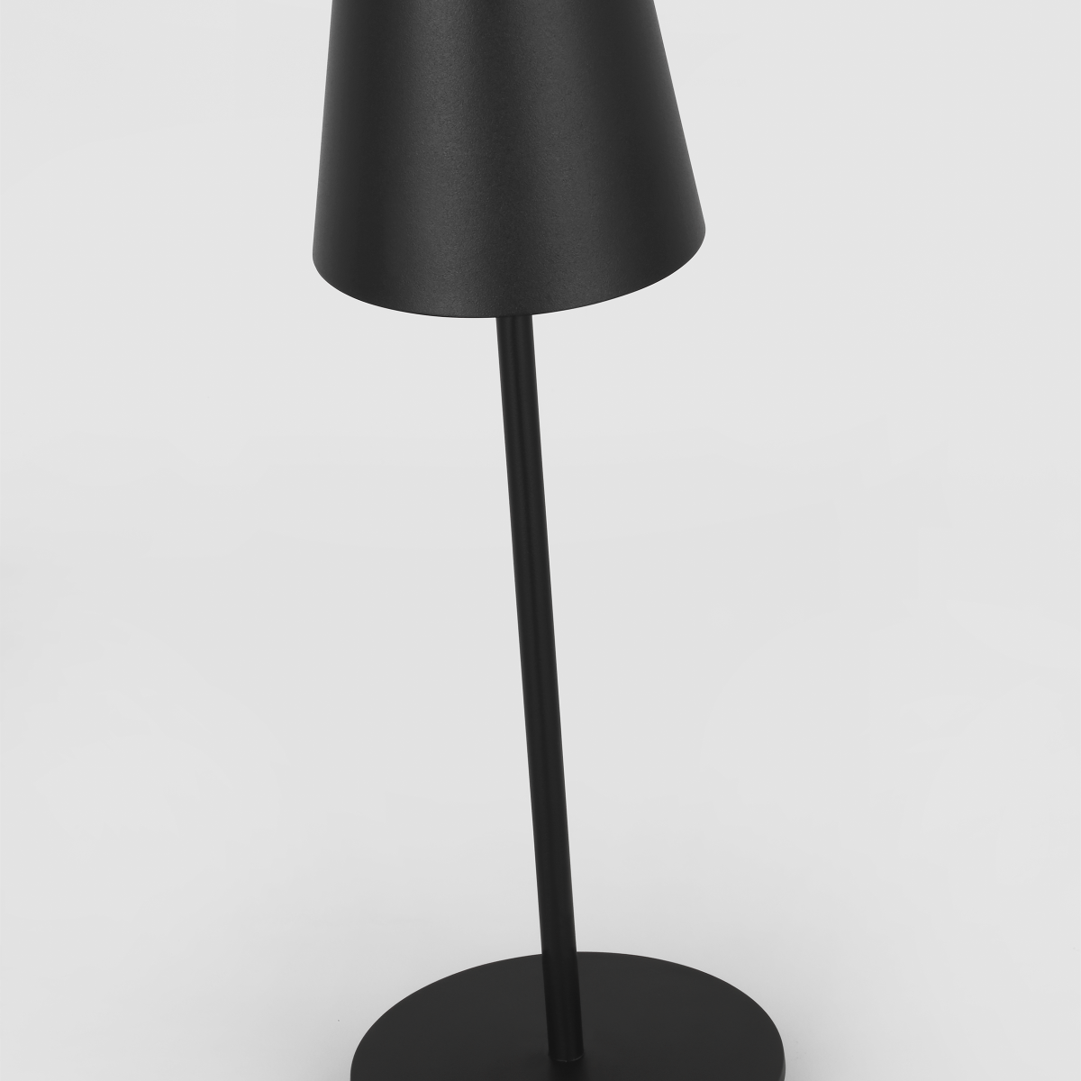 Nevis Accent Rechargeable Table Lamp Black 2700K 90 CRI wall charger included