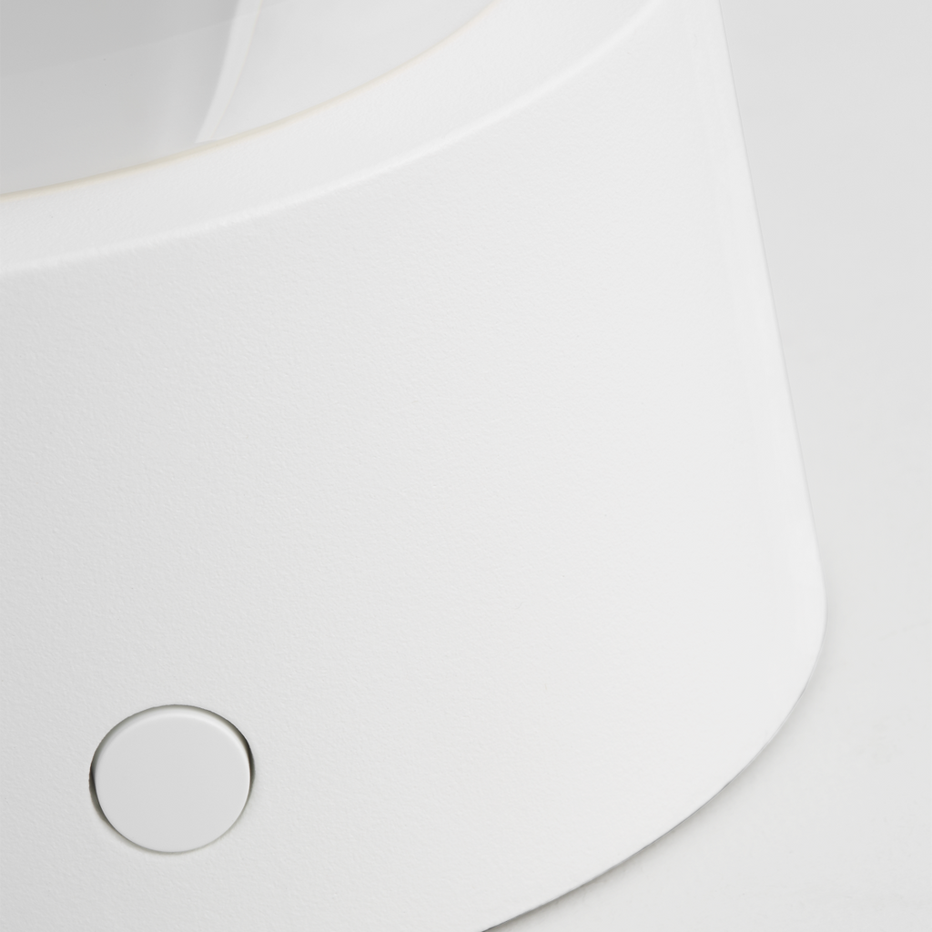 Mina Accent Rechargeable Table Lamp matte White 2700K 90 CRI wall charger included