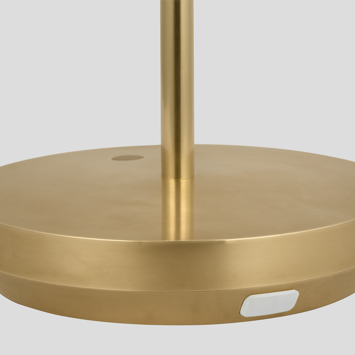 Tepa Short Accent Rechargeable Table Lamp Hand Rubbed Antique Brass 2700K 90 CRI
