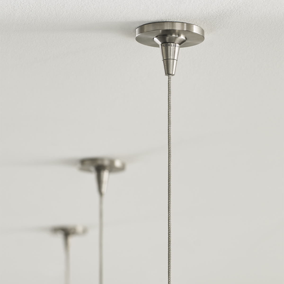 Piper Pendant | Black and Satin Nickel |  MonoRail Bulb(s) Included
