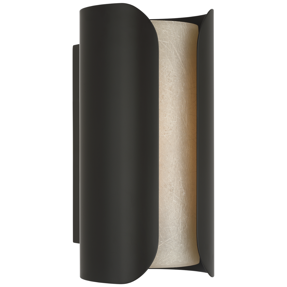 Armise 14" Sconce | Matte Carbon | Nova Frost