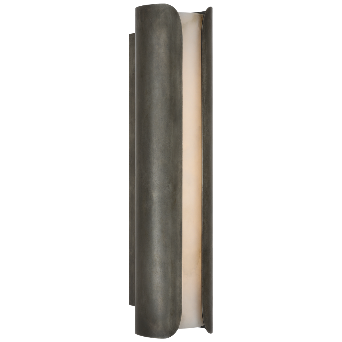 Armise 29" Sconce | Mottled Pewter | Alabaster