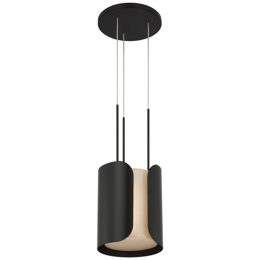 Armise 11" Pendant | Matte Carbon | Nova Frost