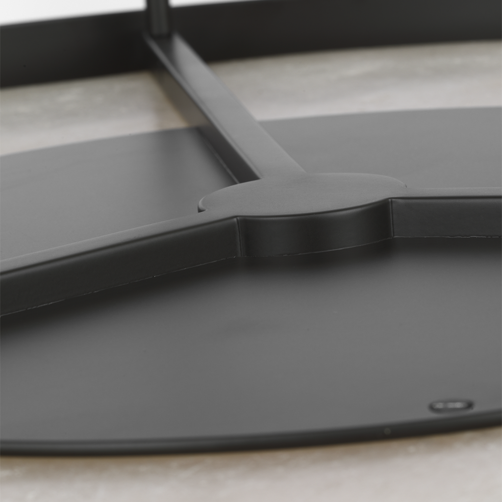 Armise 28" Drum Chandelier | Matte Carbon | Nova Frost