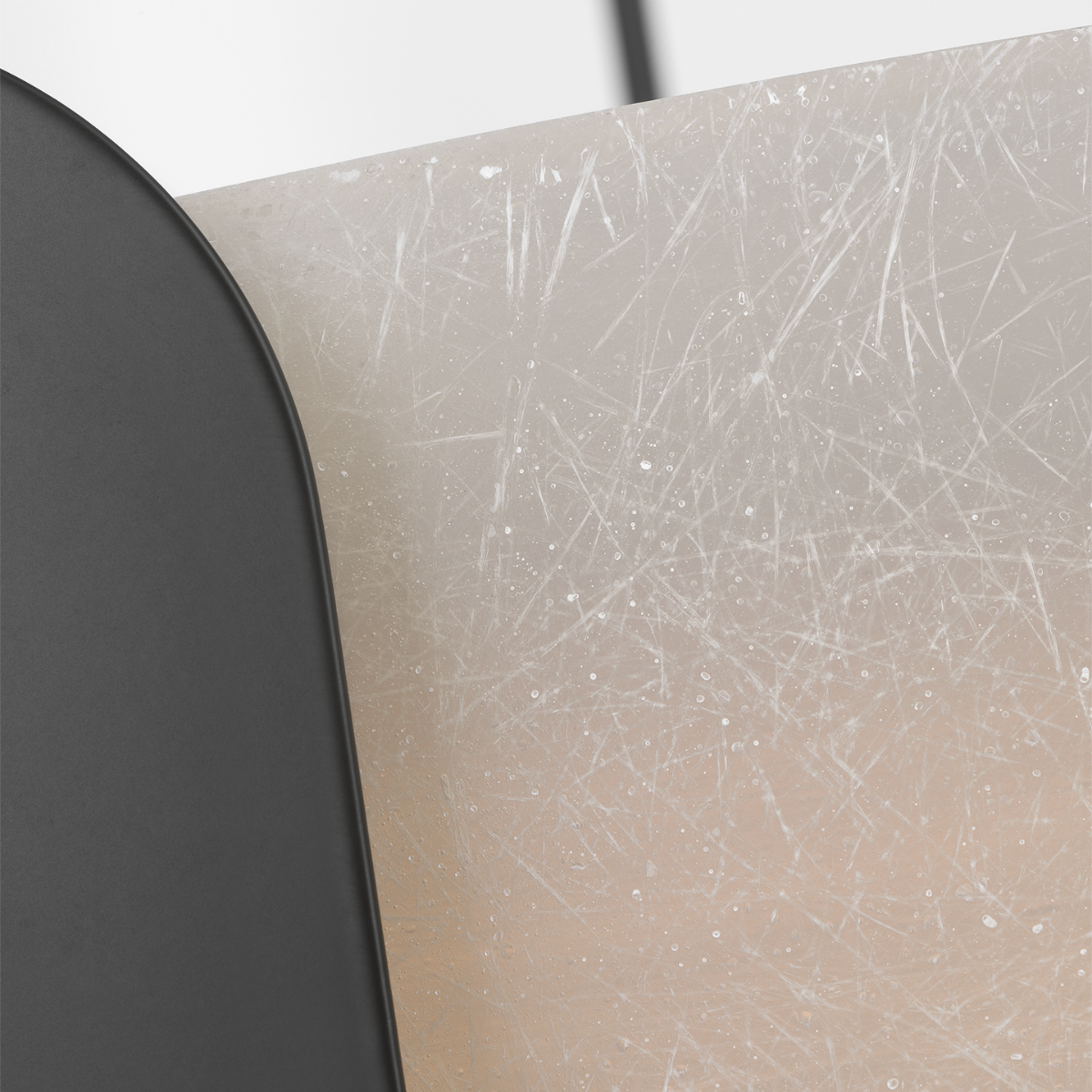 Armise 28" Drum Chandelier | Matte Carbon | Nova Frost