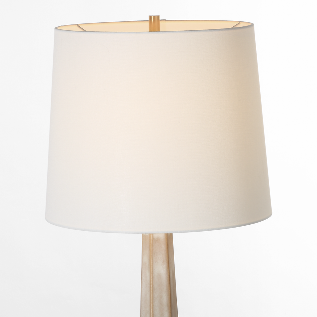 Lerio 31" Table Lamp | Dusted Stone | Linen Shade