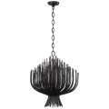 Astra 24" Sculpted Chandelier | Aged Iron