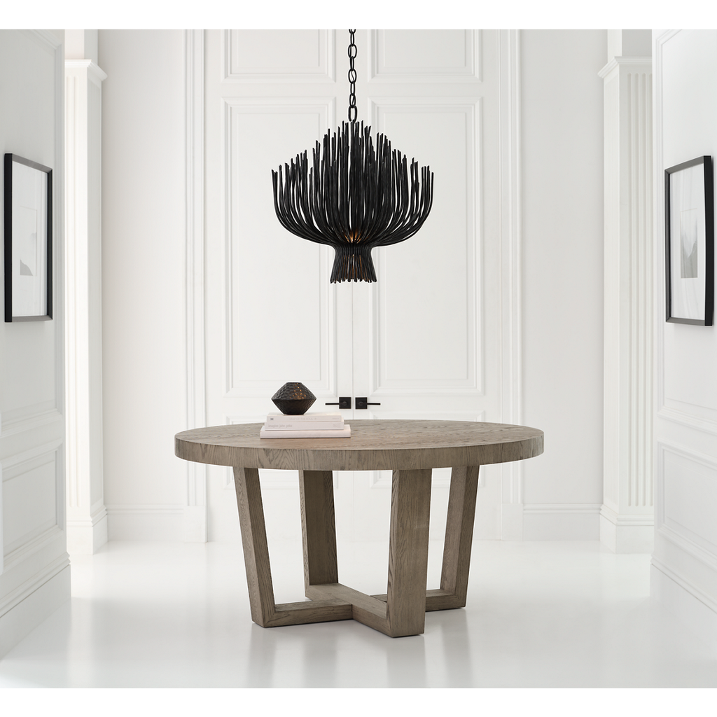 Astra 24" Sculpted Chandelier | Aged Iron