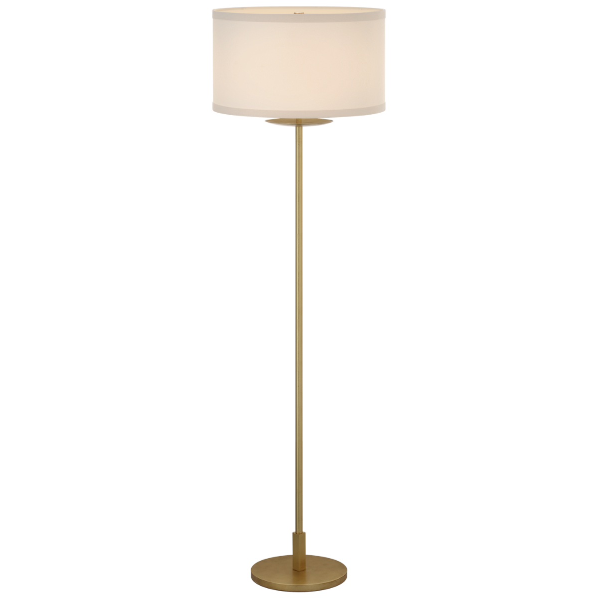 Walker 58" Cordless Floor Lamp | Gild | Linen Shade