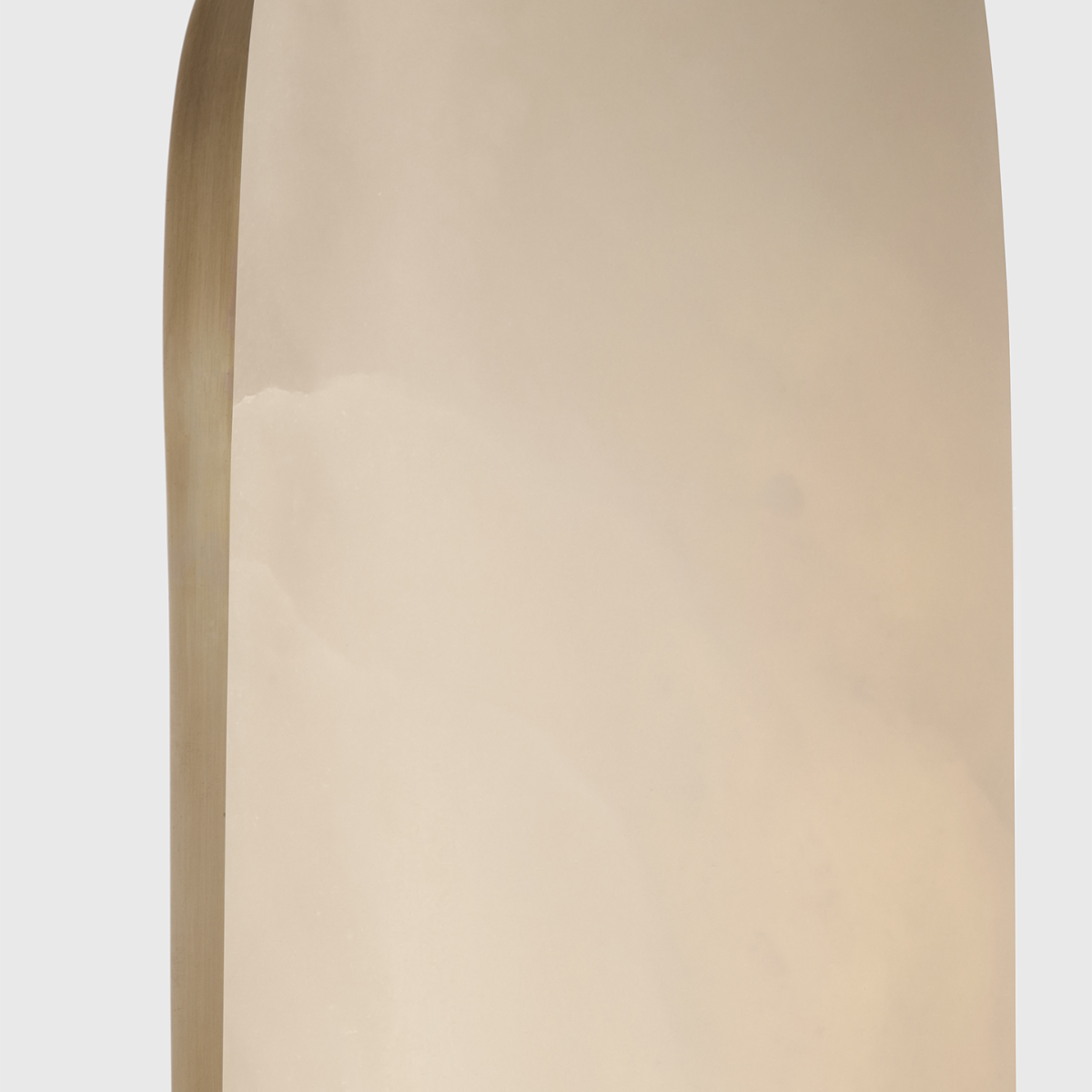 Formosa 20" Linear Sconce | Alabaster and Antique-Burnished Brass