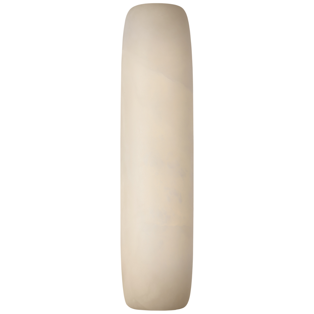 Formosa 20" Linear Sconce | Alabaster and Antique-Burnished Brass