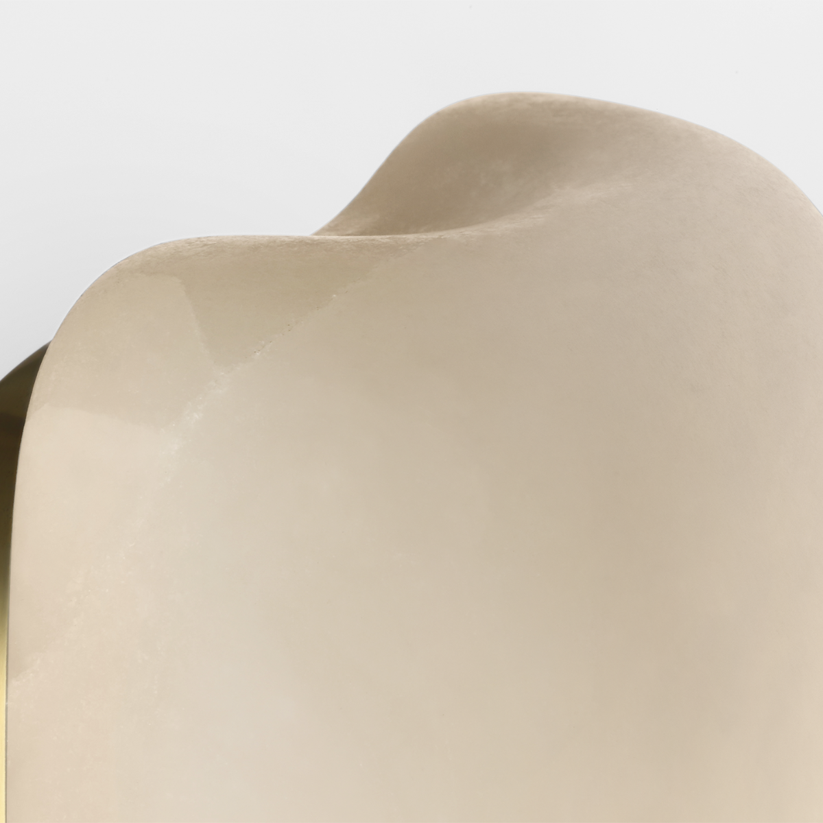 Formosa 26" Linear Sconce | Alabaster and Antique-Burnished Brass