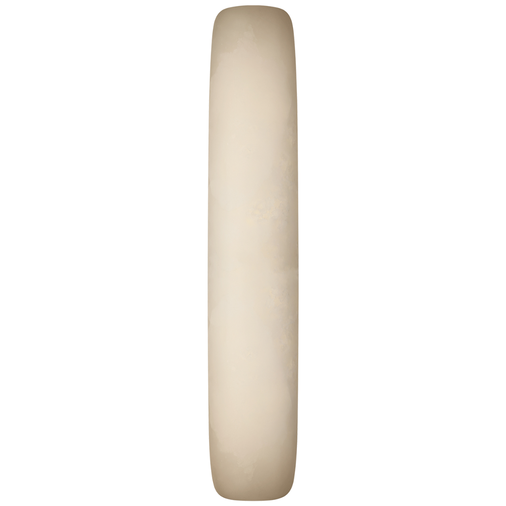 Formosa 26" Linear Sconce | Alabaster and Antique-Burnished Brass