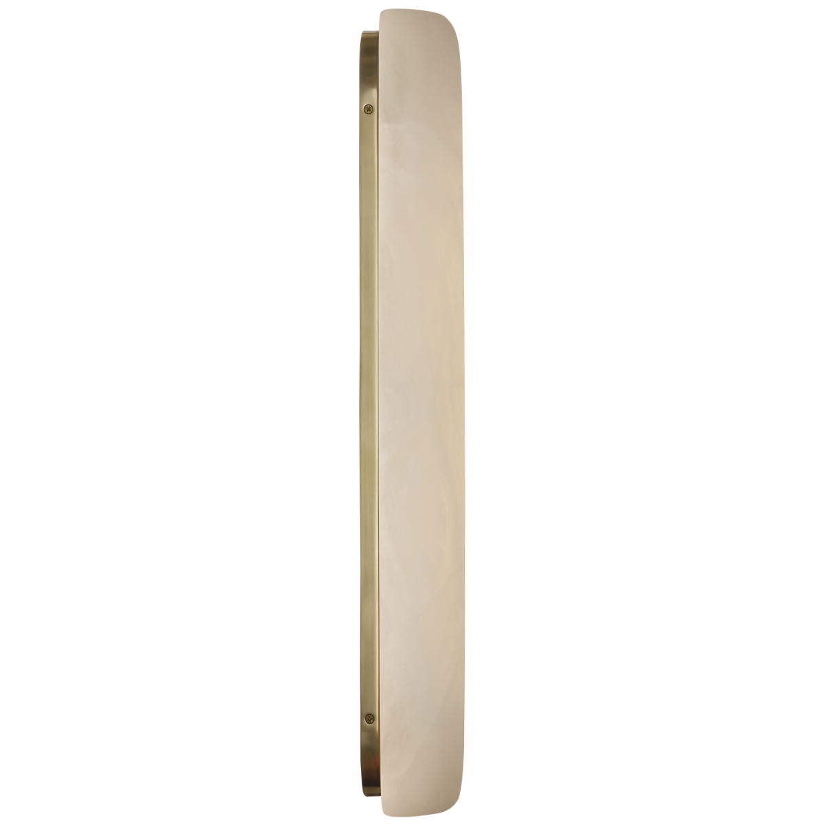 Formosa 26" Linear Sconce | Alabaster and Antique-Burnished Brass