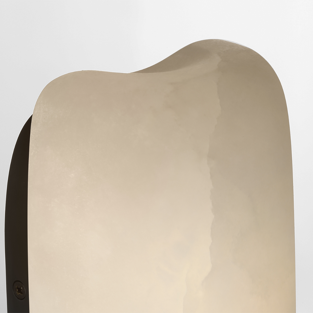 Formosa 26" Linear Sconce | Alabaster and Bronze