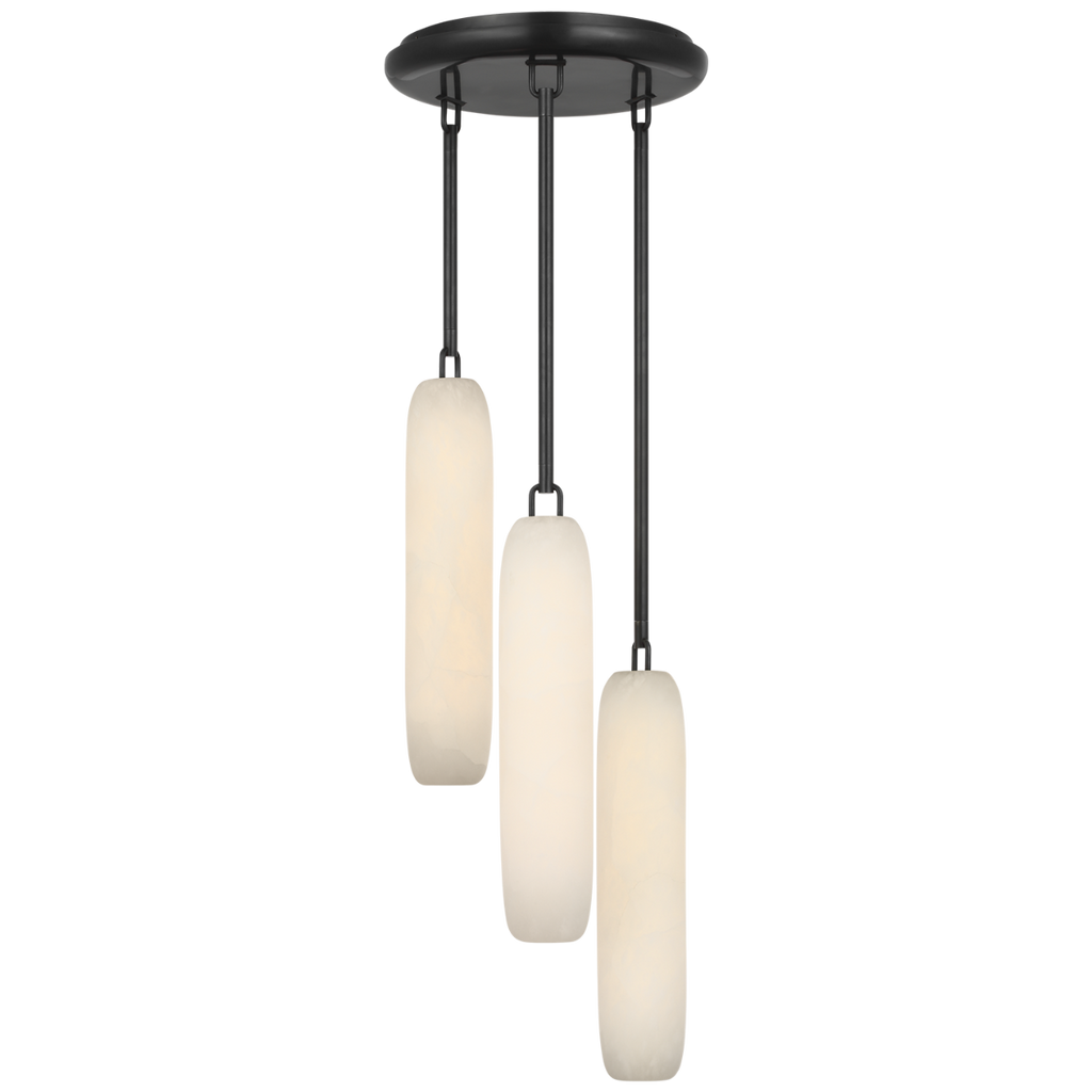Formosa 3-Light Pendant | Bronze | Alabaster