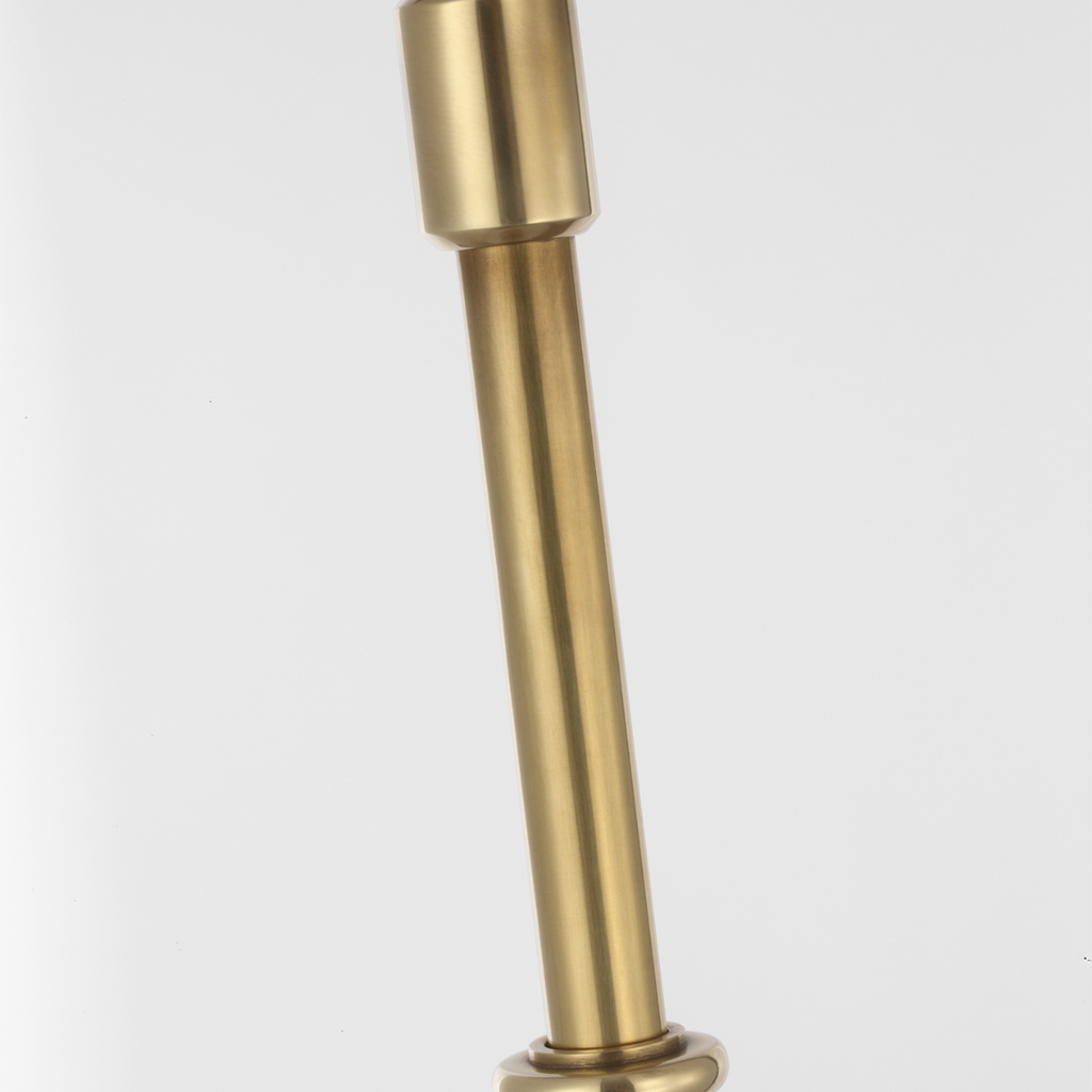 Fairfield Cordless Pharmacy Floor Lamp | Natural Brass