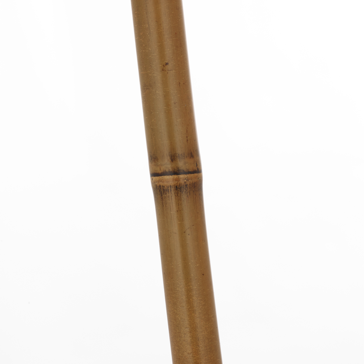 Dalfern 53" Cordless Reading Floor Lamp | Waxed Bamboo and Natural Brass | Natural Brass Shade