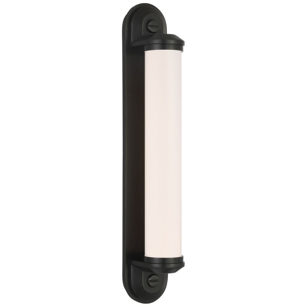 Belgrave 18" Linear Bath Light | Bronze | White Glass