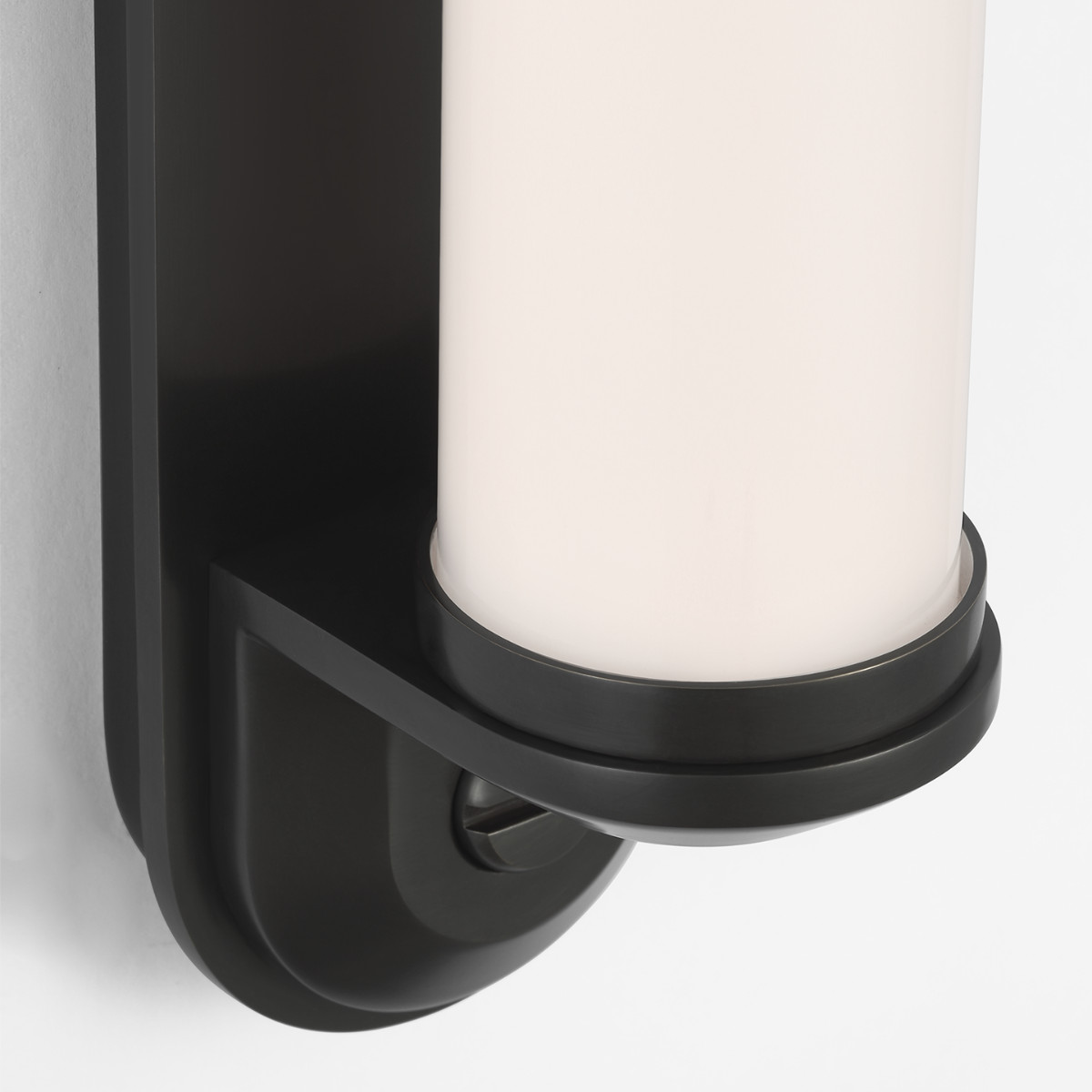 Belgrave 18" Linear Bath Light | Bronze | White Glass