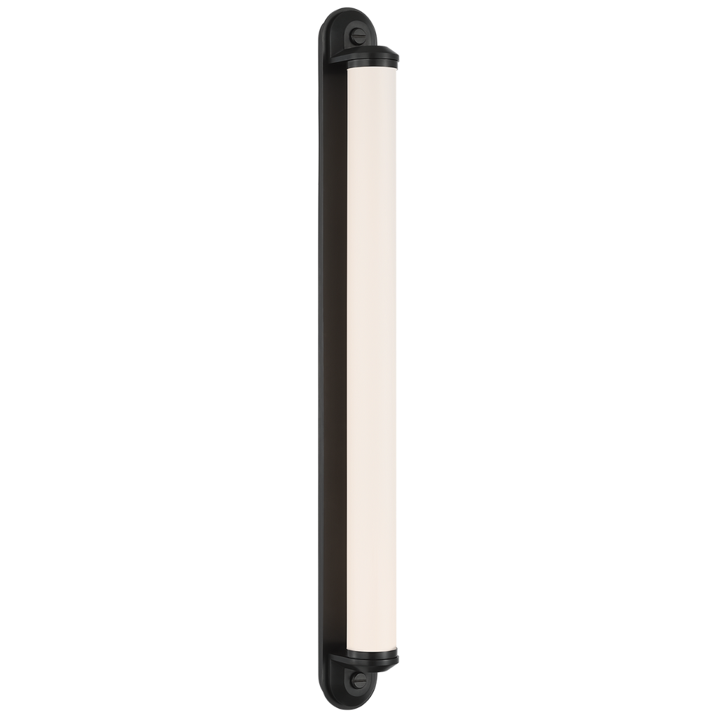 Belgrave 32" Linear Bath Light | Bronze | White Glass