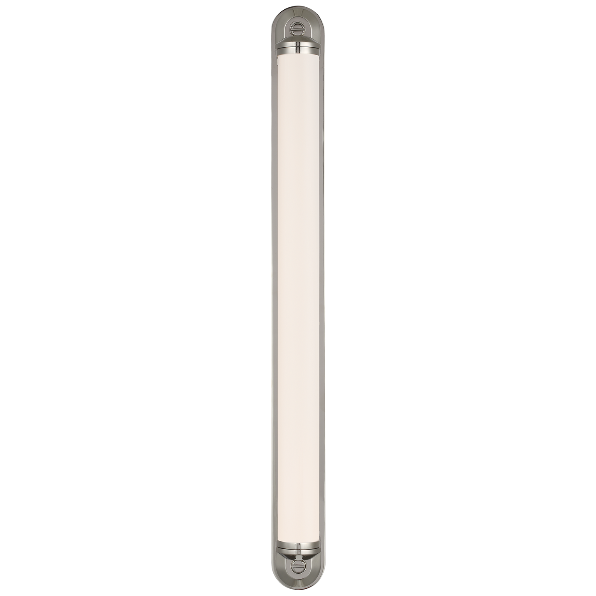 Belgrave 32" Linear Bath Light | Polished Nickel | White Glass