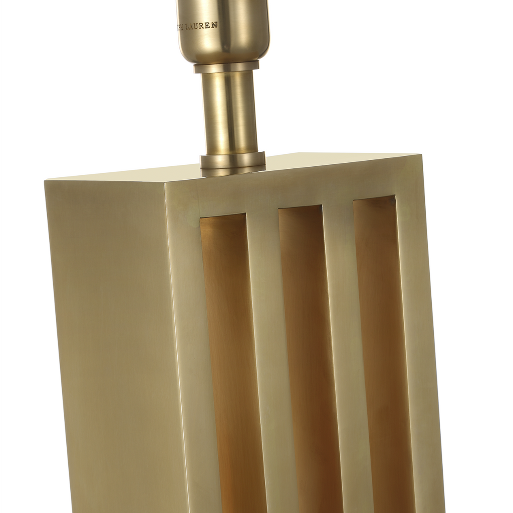 Penrose 29" Table Lamp | Natural Brass | White Paper Shade
