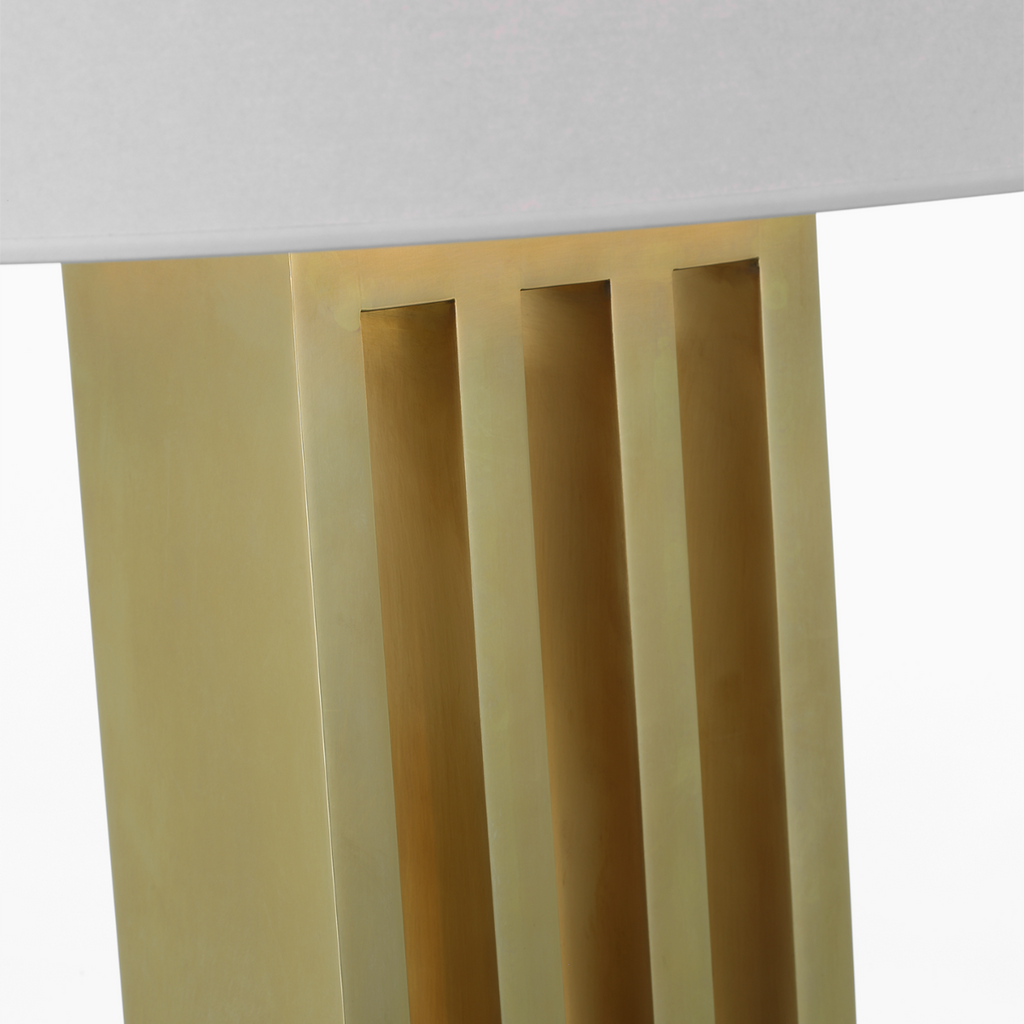 Penrose 29" Table Lamp | Natural Brass | White Paper Shade