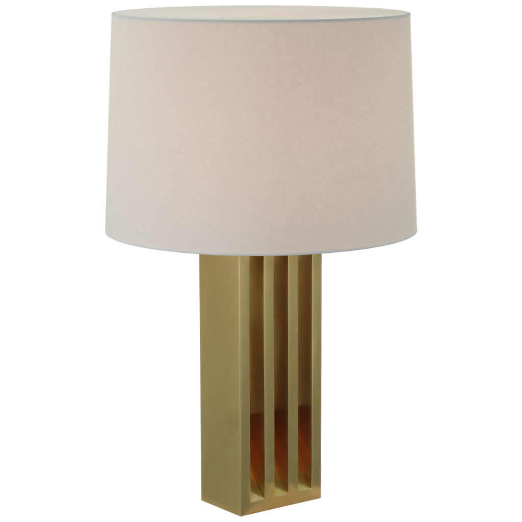 Penrose 29" Table Lamp | Natural Brass | White Paper Shade