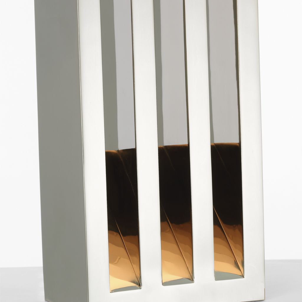 Penrose 29" Table Lamp | Polished Nickel | White Paper Shade