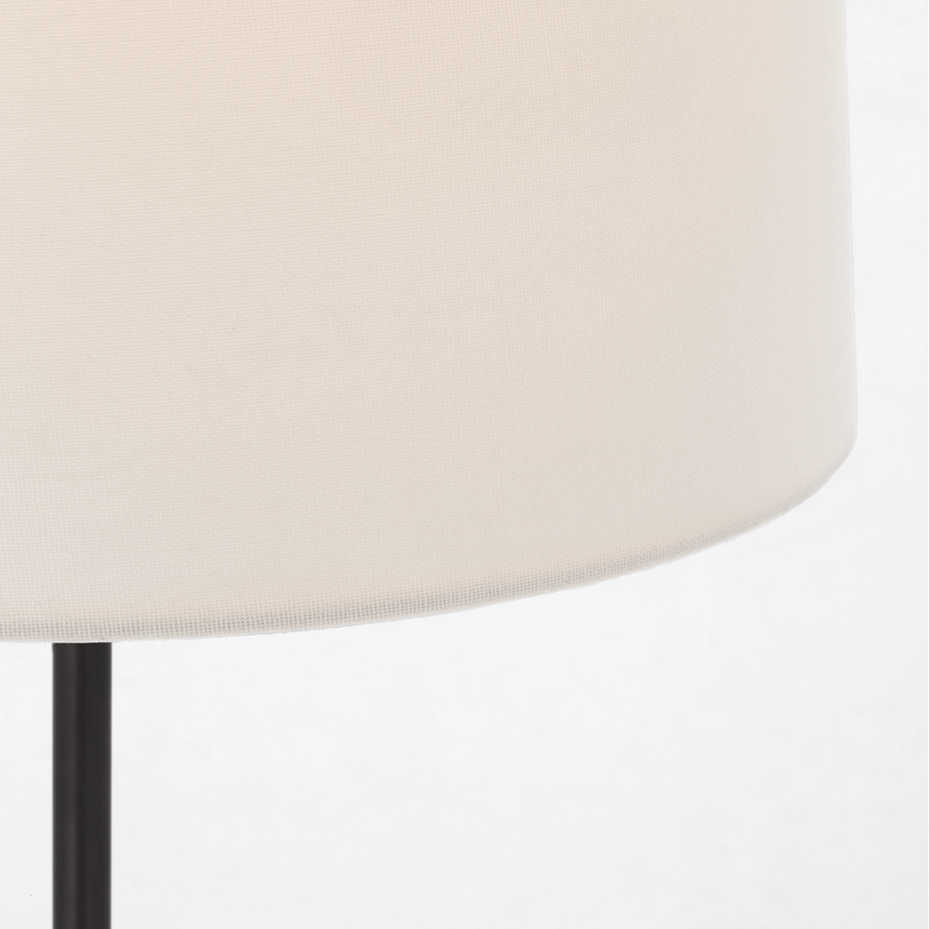 Bryant 52" Adjustable Cordless Floor Lamp | Bronze and Hand-Rubbed Antique Brass | Linen Shade