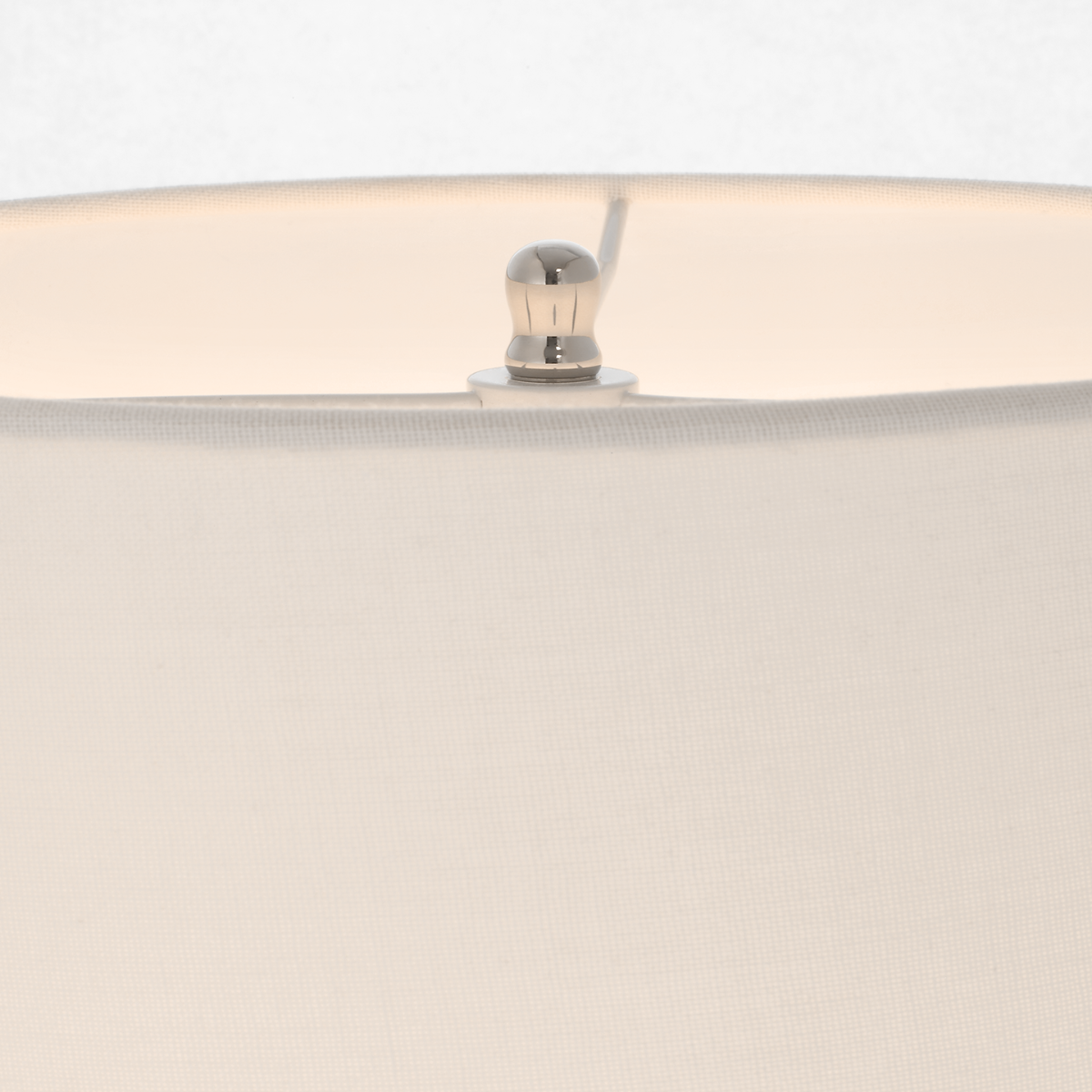 Bryant 52" Adjustable Cordless Floor Lamp | Polished Nickel | Linen Shade