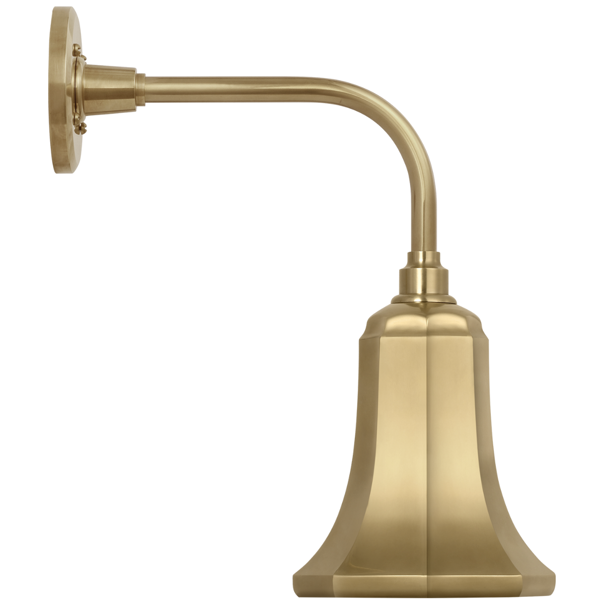 Academy 11" Rex Barn Light | Hand-Rubbed Antique Brass | 7.5 | 7.5" Hand-Rubbed Antique Brass Savannah Shade