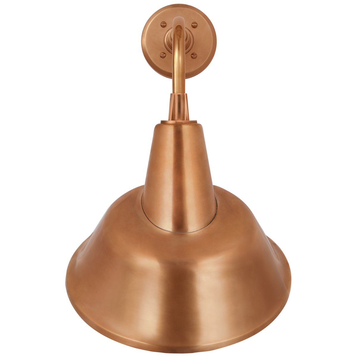 Academy 11" Rex Barn Light | Soft Copper | 12.5 | 12.5" Soft Copper Tilted Bowers Shade