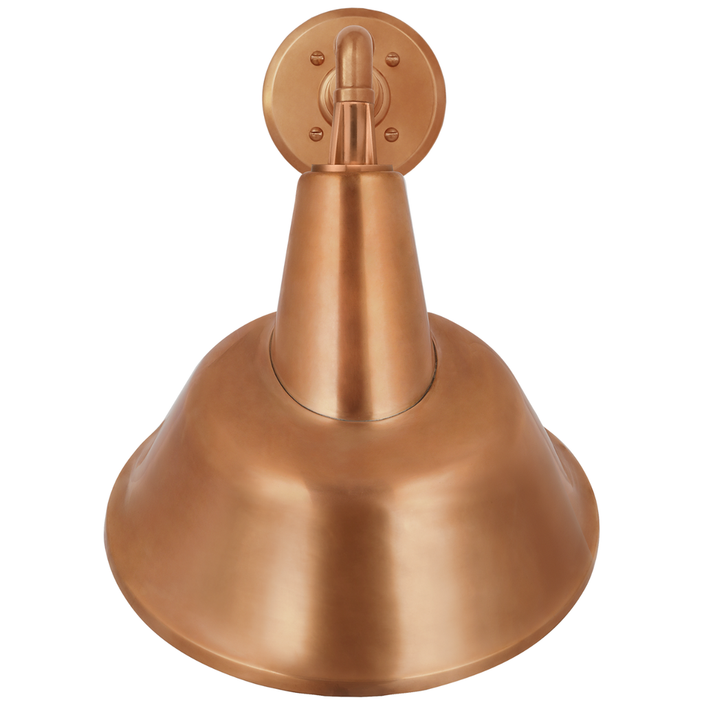 Academy 11" Mack Barn Light | Soft Copper | 12.5 | 12.5" Soft Copper Tilted Bowers Shade
