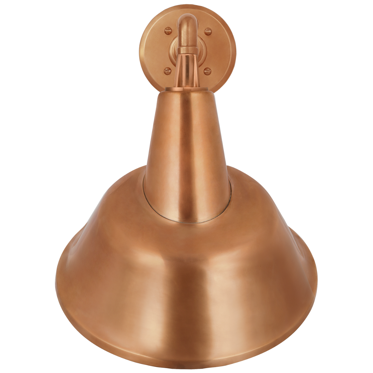 Academy 11" Mack Barn Light | Soft Copper | 12.5 | 12.5" Soft Copper Tilted Bowers Shade