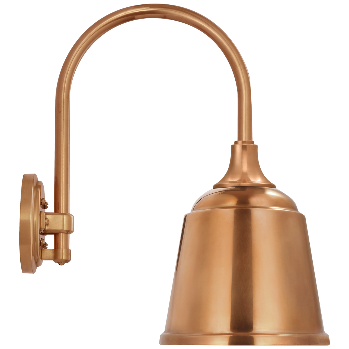 Academy 11" Arched Mack Barn Light | Soft Copper | 8\