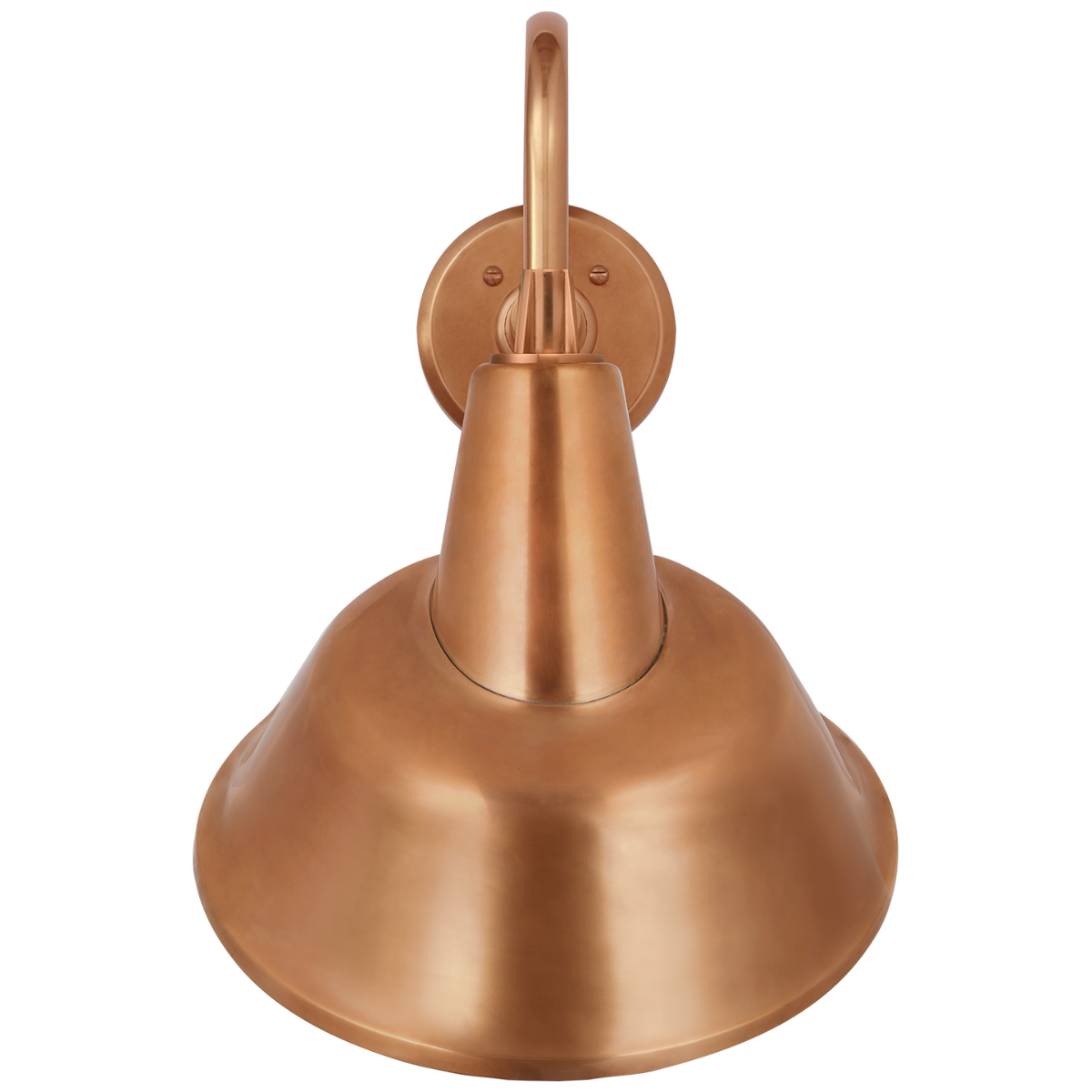 Academy 11" Flynn Barn Light | Soft Copper | 12.5 | 12.5" Soft Copper Tilted Bowers Shade