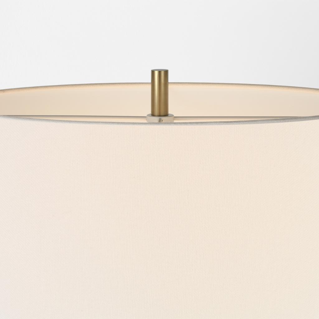 Noppon 30" Table Lamp | Veiled White | Linen Shade