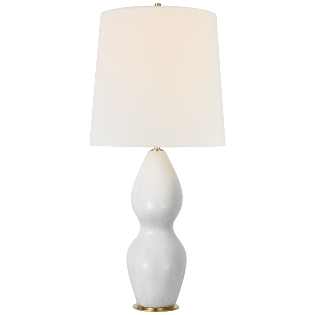 Noppon 30" Table Lamp | Veiled White | Linen Shade