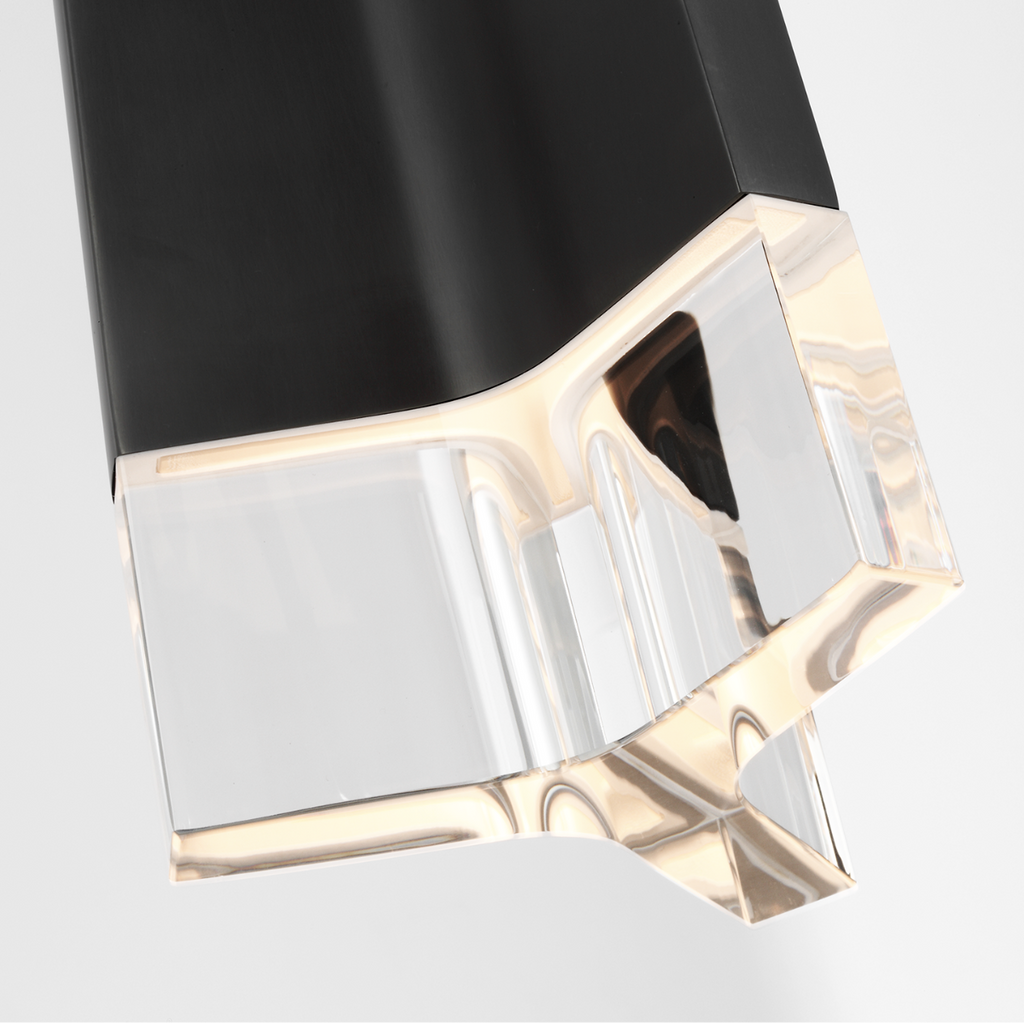 Matcha Single Light Pendant | Bronze | Clear Glass