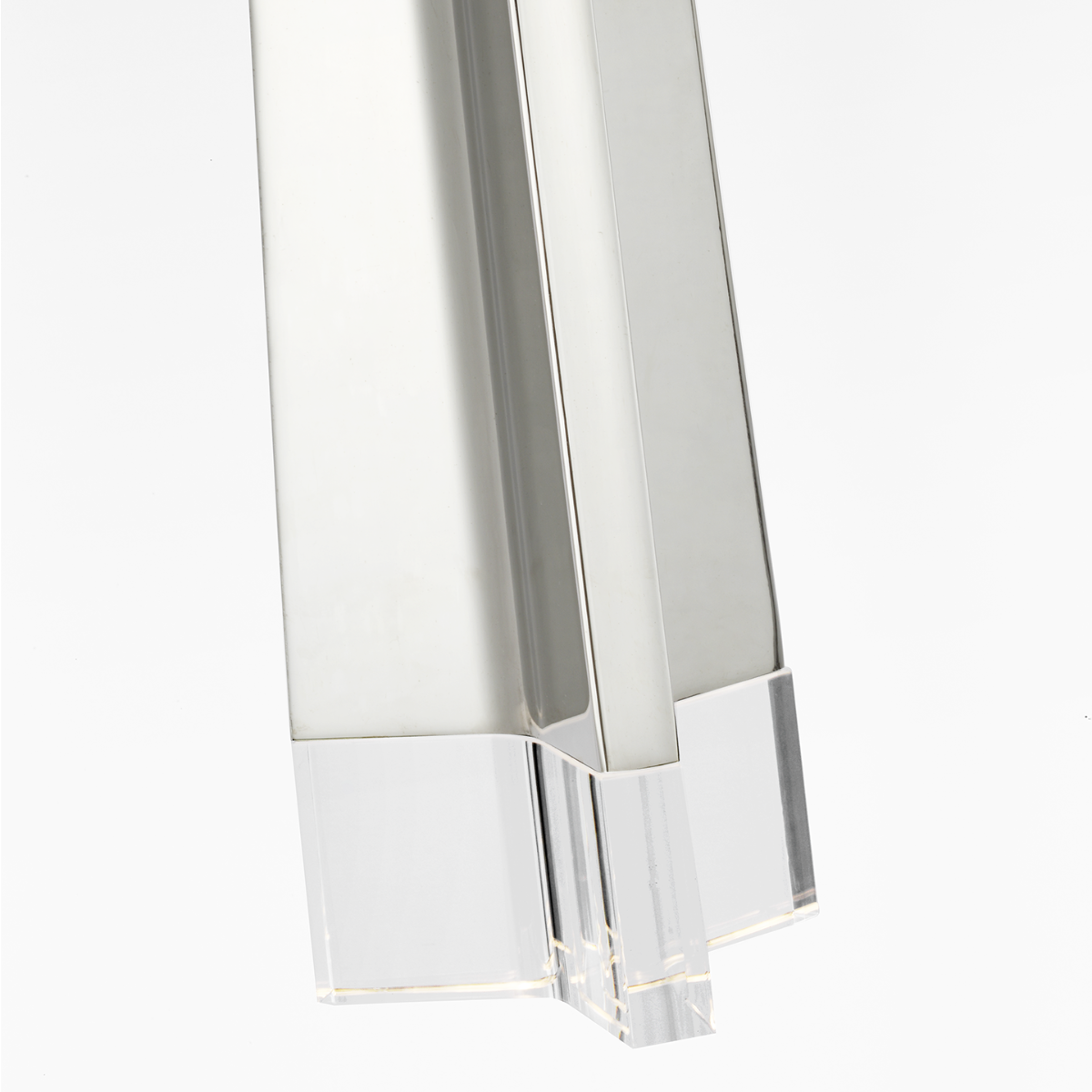Matcha Single Light Pendant | Polished Nickel | Clear Glass
